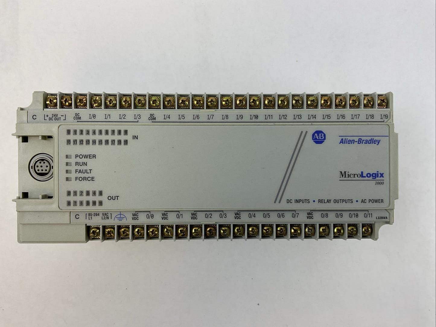 ALLEN BRADLEY 1761-L32BWA SER E FRN 1.0 MICROLOGIX 1000 CONTROLLER