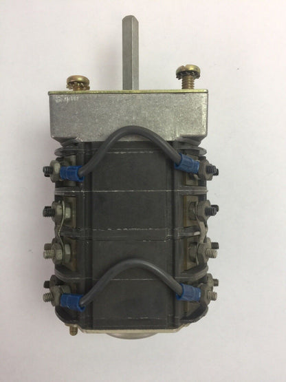 WESTINGHOUSE 658A615G02 TYPE W2 SWITCH 600V 20A ROTARY SWITCH MISSING HANDLE