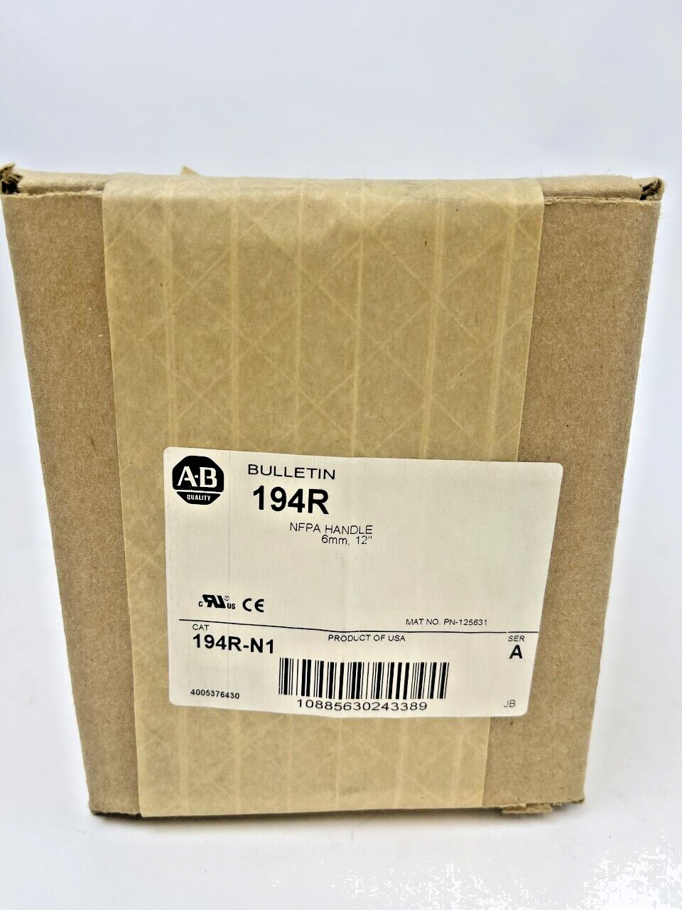 ALLEN BRADLEY - 194R-N1 - 12" HANDLE - FOR 194R ROTARY DISCONNECT SWITCHES