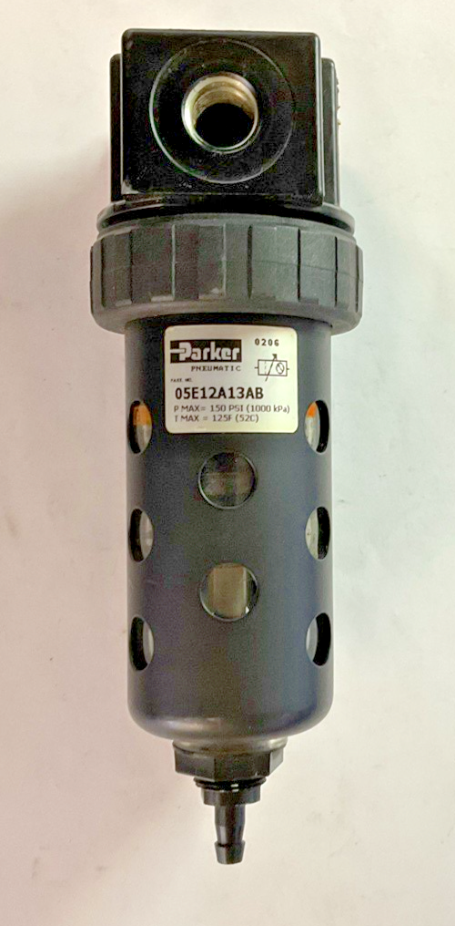 PARKER 05E12A13AB PNEUMATIC FILTER 150PSI