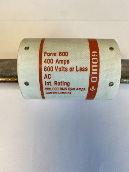 Gould Shawmut Amp-trap A6Y400 Type 4 400A 600V Fuse