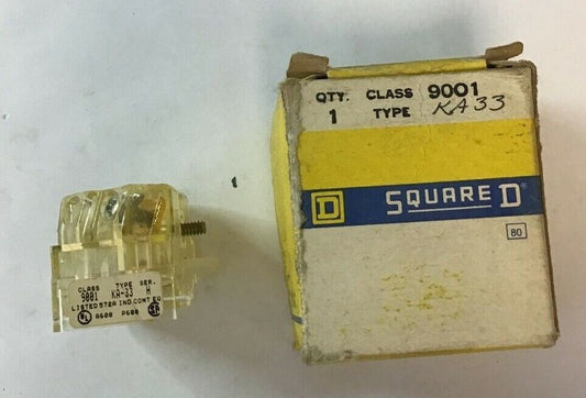 SQUARE D 9001 KA33 CONTACT BLOCK SER.H