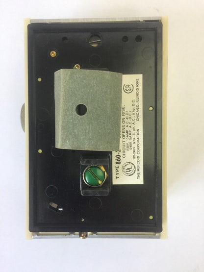 MERCOID CONTROL TYPE DAW 860-2 THERMOSTAT120/240V 10/5A