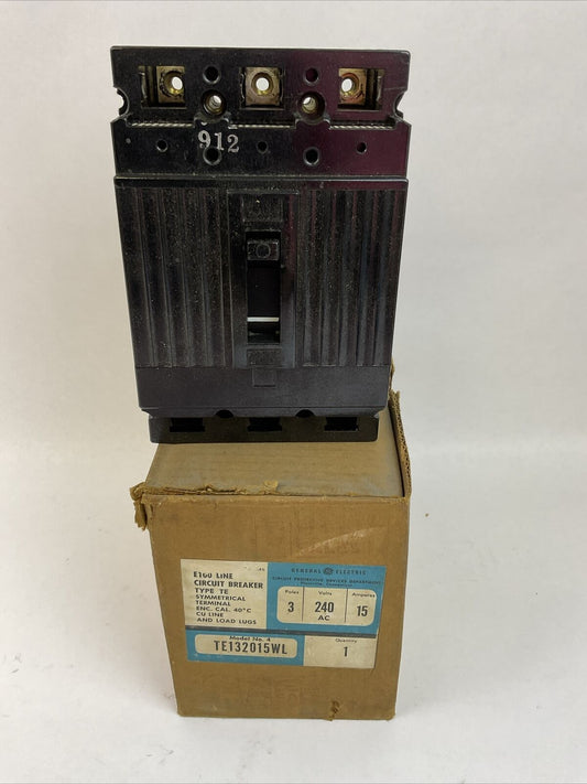 GE TE132015WL CIRCUIT BREAKER 240VAC 15AMP 3POLE