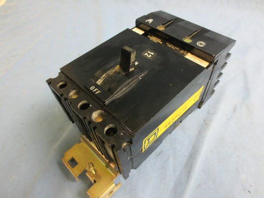 SQUARE D FA-22020-AC MOLDED CASE CIRCUIT BREAKER - 20A, 2-POLE - see notes