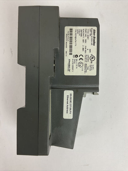 ALLEN BRADLEY 1734-AENT SER A REV01  F/W 2.003 ETHERNET/IP I/O ADAPTER