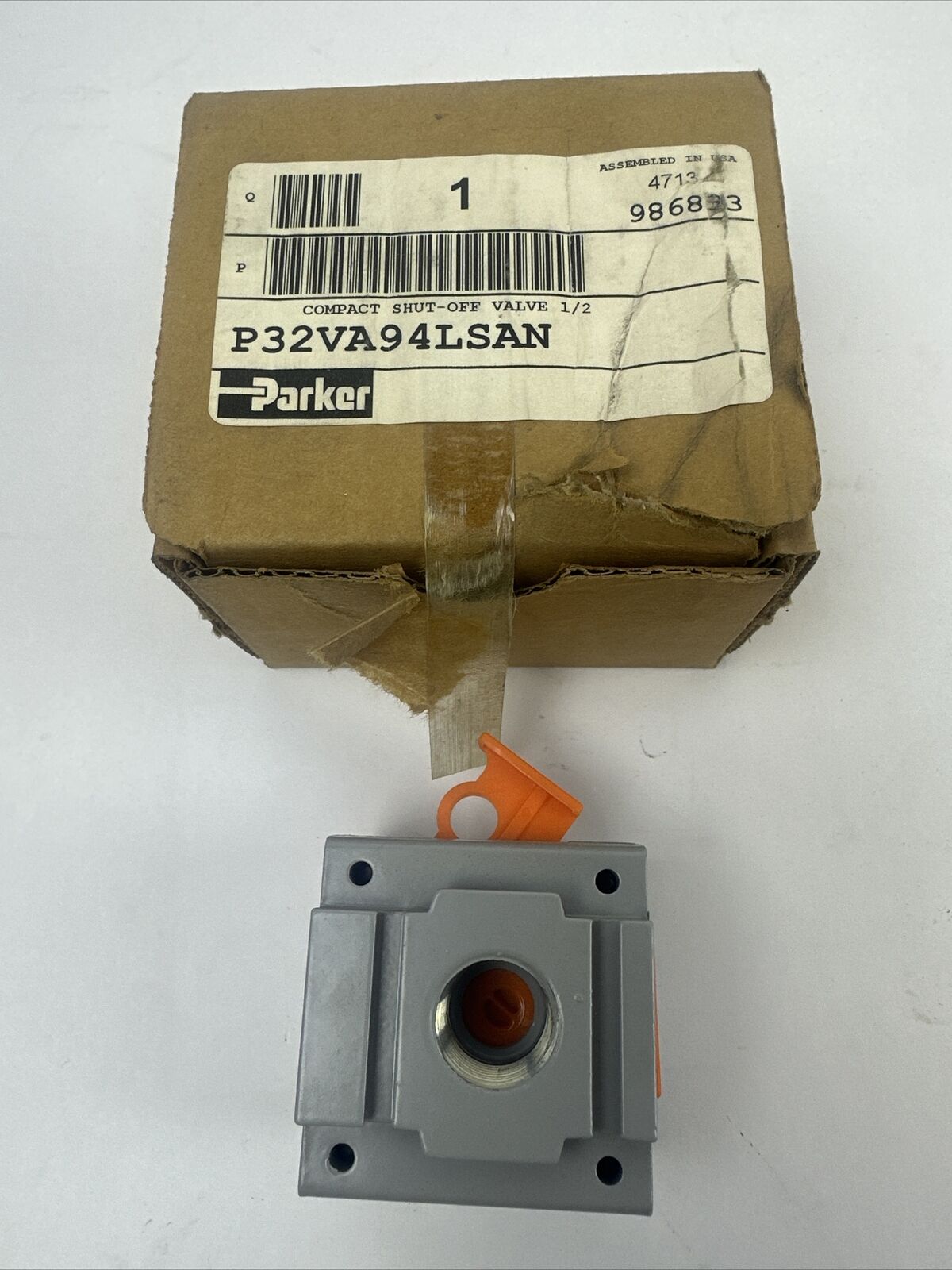 PARKER P32VA94LSAN COMPACT SHUT-OFF VALVE 1/2