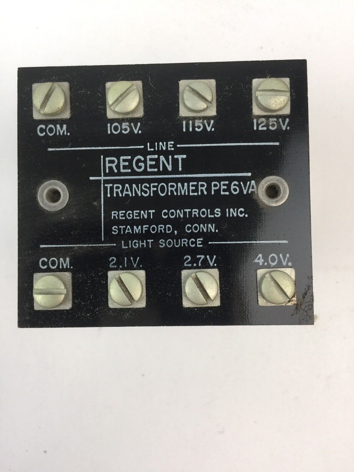 REGENT PE6VA TRANSFORMER LINE 105-125V LIGHT SOURCE 2.1-4.0V