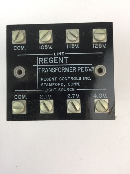 REGENT PE6VA TRANSFORMER LINE 105-125V LIGHT SOURCE 2.1-4.0V