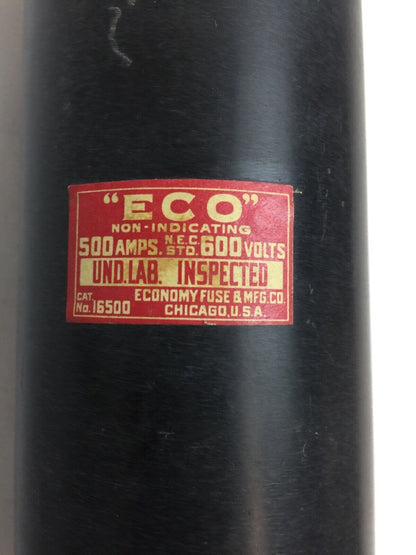 ECONOMY 16500 NON INDICATING FUSE 500AMP 600VOLTS