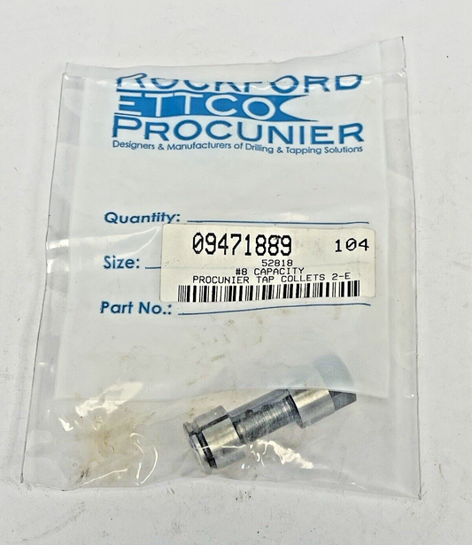 ROCKFORD ETTCO PROCUNIER - 09471889 - TYPE 2-E TAP COLLET - #8 CAPACITY