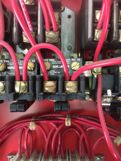 SYLVANIA CLARK CONTROL 10665 FIRE PUMP ALARM PANEL
