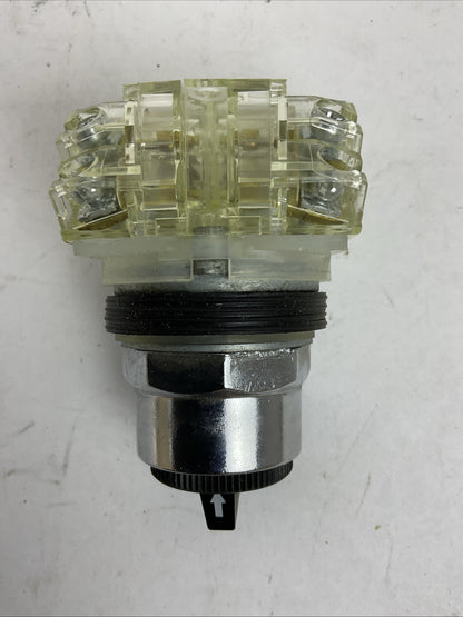 SCHNEIDER 9001KS43BH2 SELECTOR SWITCH BLACK KNOB 3 POSITIONS