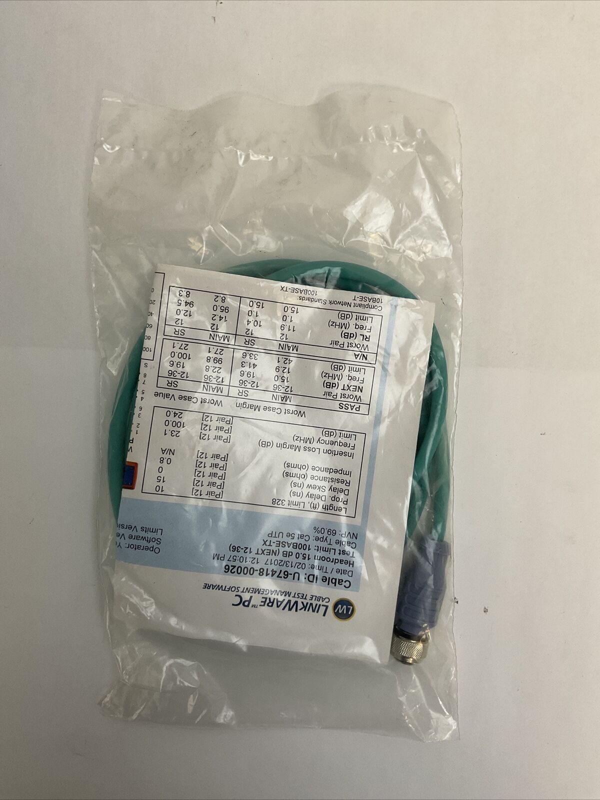 TURCK RSCD RKCD 4460-2M/C1195 CORDSET U-67418