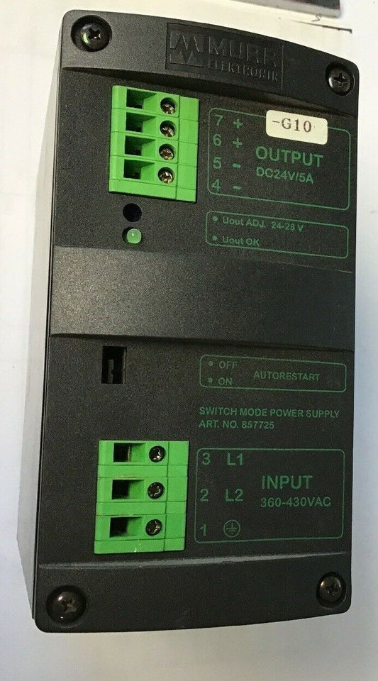MURR ELEKTRONIK MCS5-400/24 SINGLE PHASE SWITCH MODE POWER SUPPLY