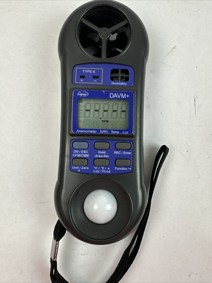 SUPCO DAVM+ DIGITAL AIR FLOW METER