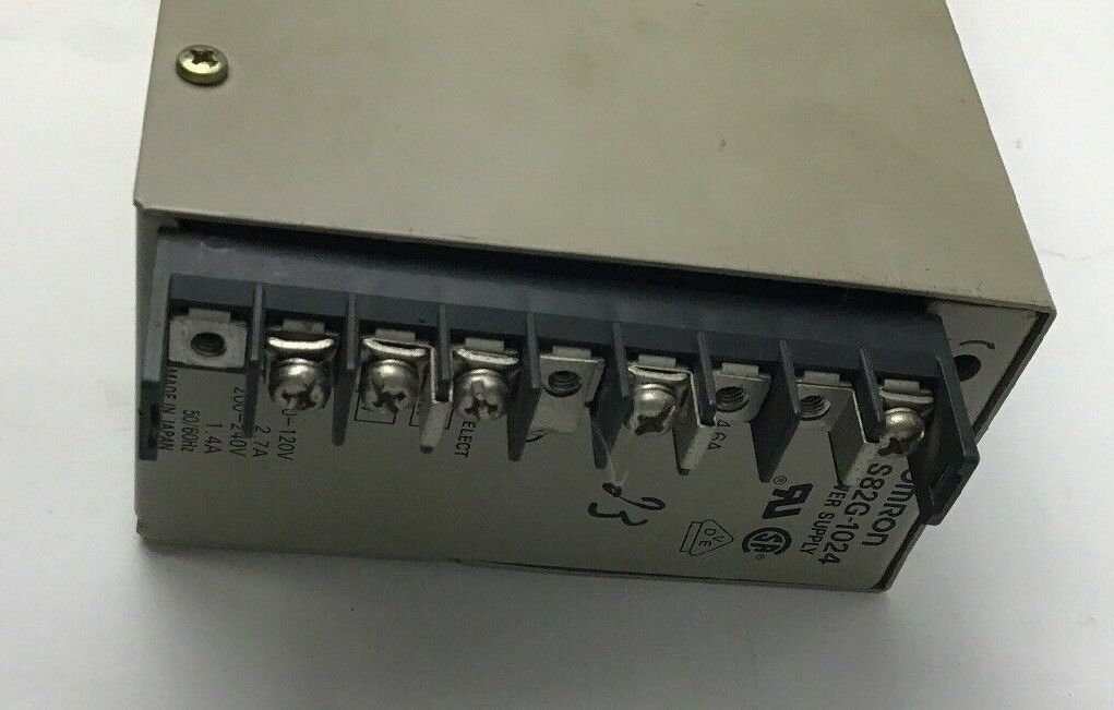 OMRON 24VDC 4.6A POWER SUPPLY S82G-1024
