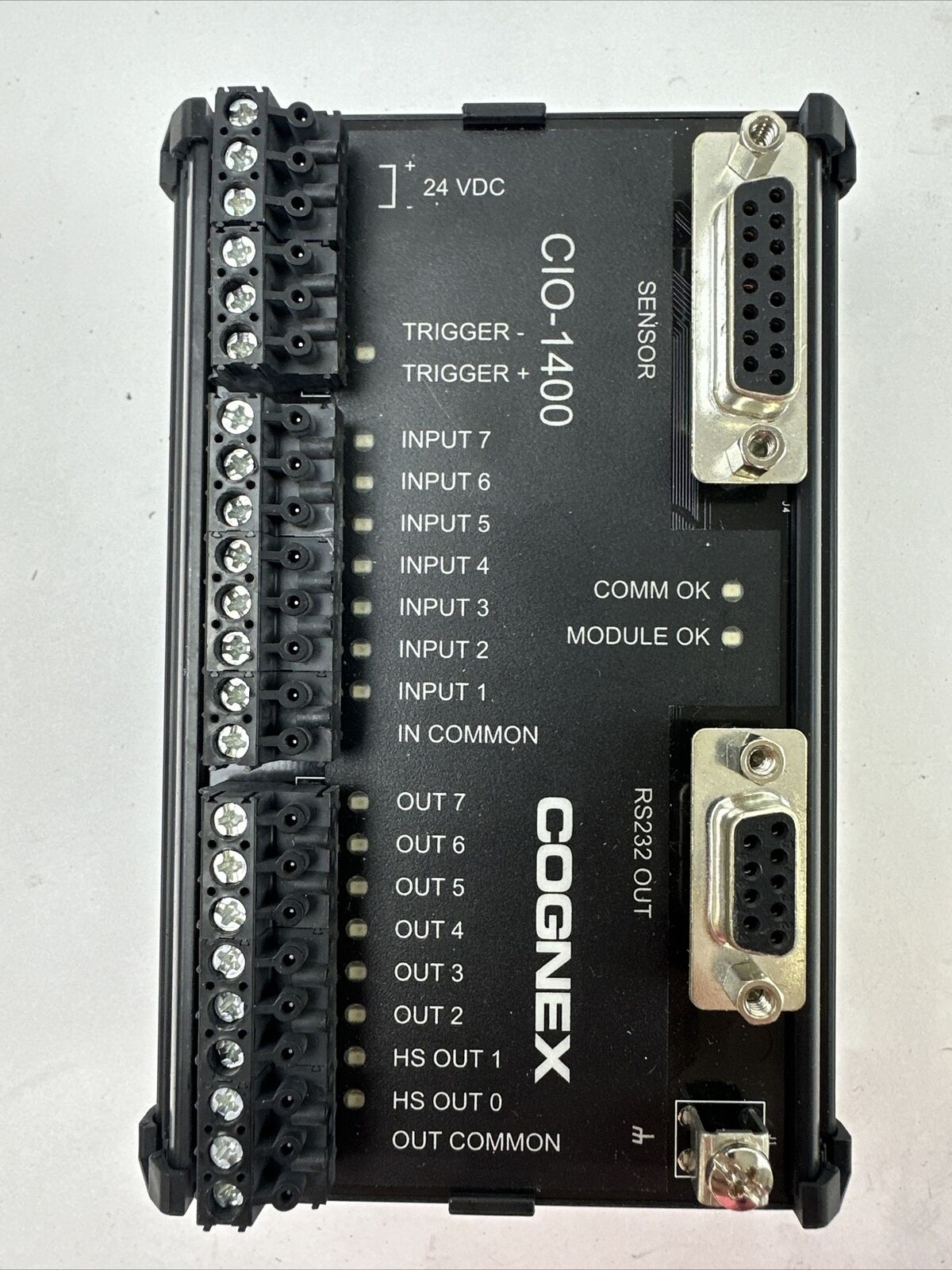 COGNEX CIO-1400 EXPANSION MODULE REV A INPUT 24VDC 800-9012-2R