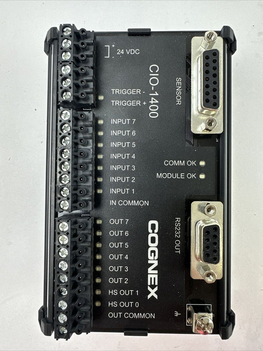 COGNEX CIO-1400 EXPANSION MODULE REV A INPUT 24VDC 800-9012-2R
