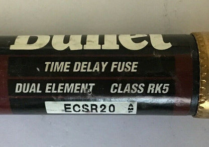 BULLET TIME DELAY ECSR20 600V 20AMP ***LOTOF3***