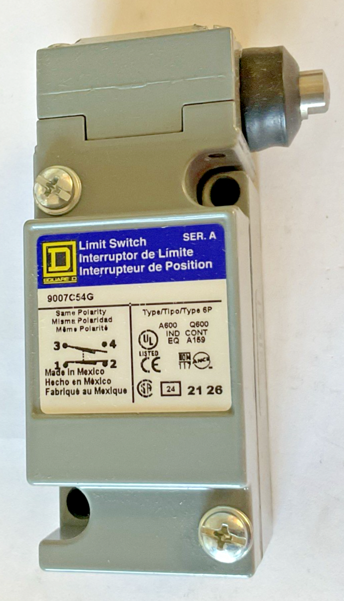 SQUARE D 9007C54G LIMIT SWITCH SER.A