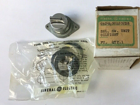 GENERAL ELECTRIC CR2940US202DS SELECTOR SWITCH