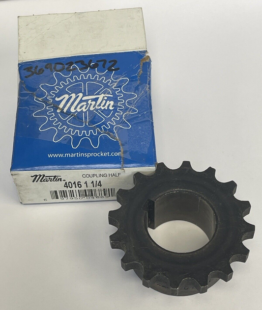 MARTIN - 4016 1-1/4 - COUPLING HALF 4016 1-1/4 16 TEETH 1-1/4" BORE 1/4" KEYWAY