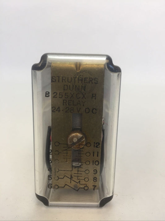 STRUTHERS-DUNN B255XCX RELAY 24-28VDC