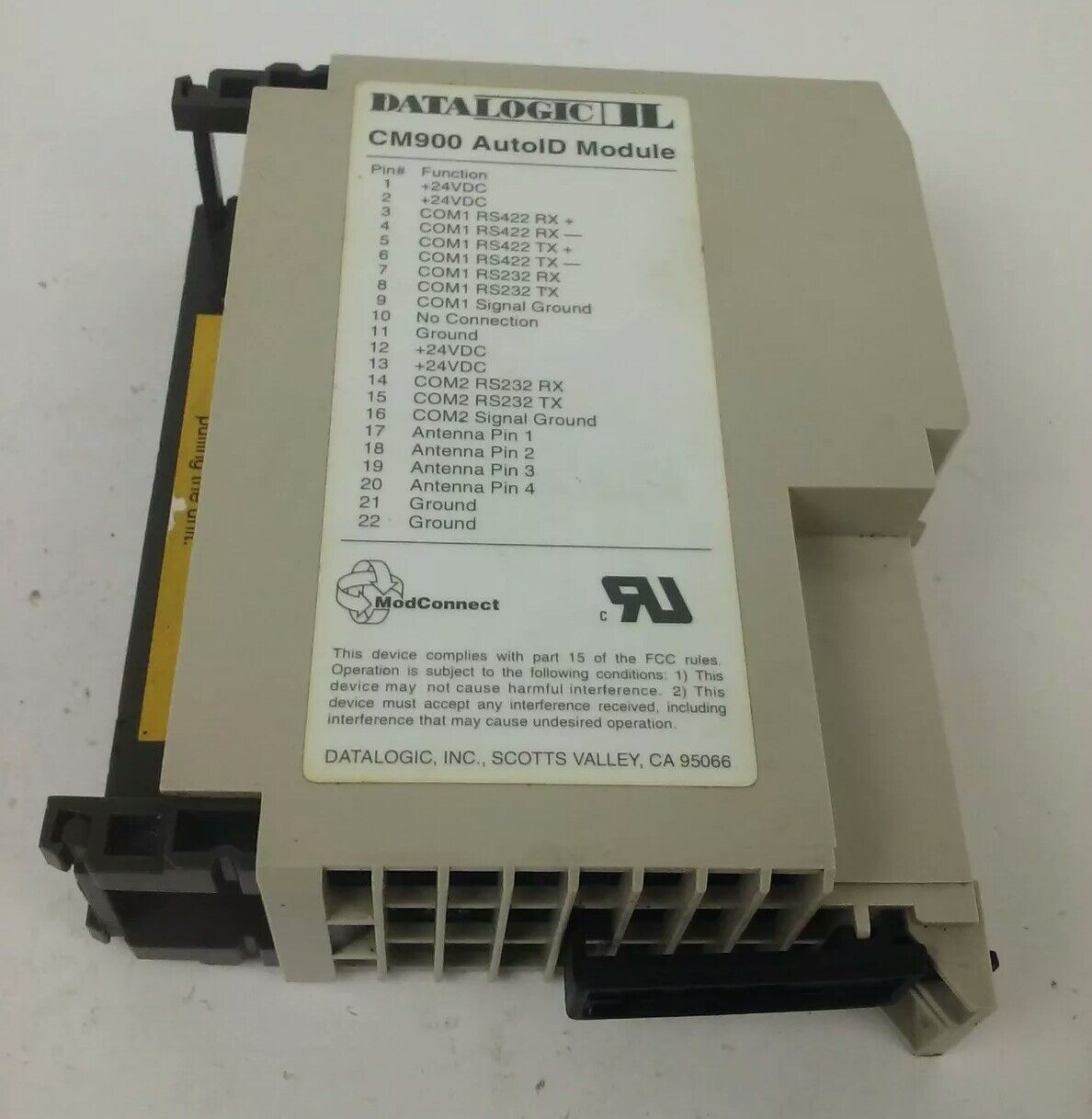 DATALOGIC CM900 AUTO ID MODULE MISSING TERMINAL