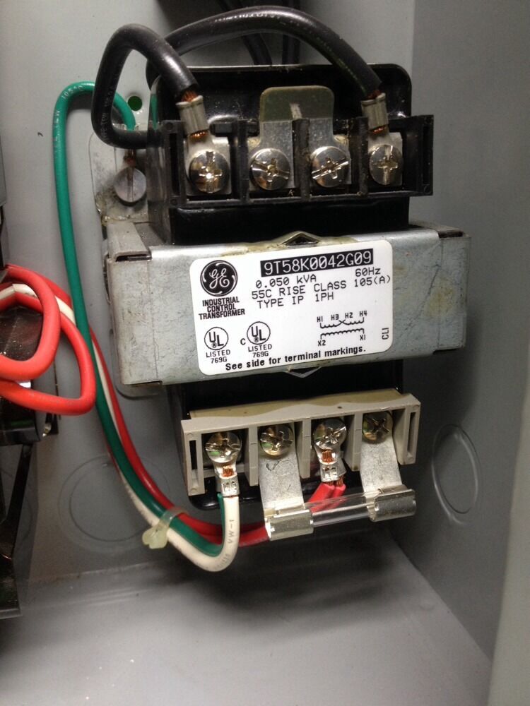 GE 300- LINE CONTROL SIZE ONE COMBINATION STARTER CR308