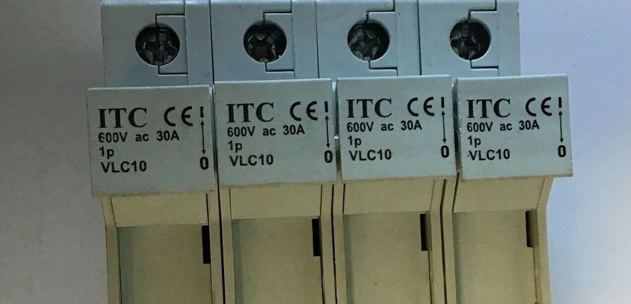 ITC VLC10 FUSE HOLDER LR 106309 600VAC 30A 1P ***LOTOF4**