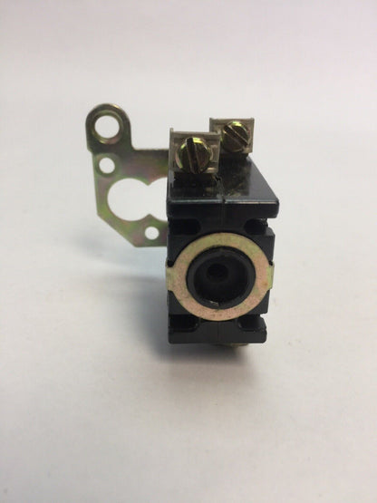 GE CR2940U202 HEAVY DUTY OILTIGHT CONTACT BLOCK 600V 1 NO 1 NC CONT