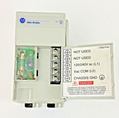 ALLEN-BRADLEY - 1769-PA4 SER. A, F/W REV. N/A, DIR/VER 10000392629/03 - PWR SPLY