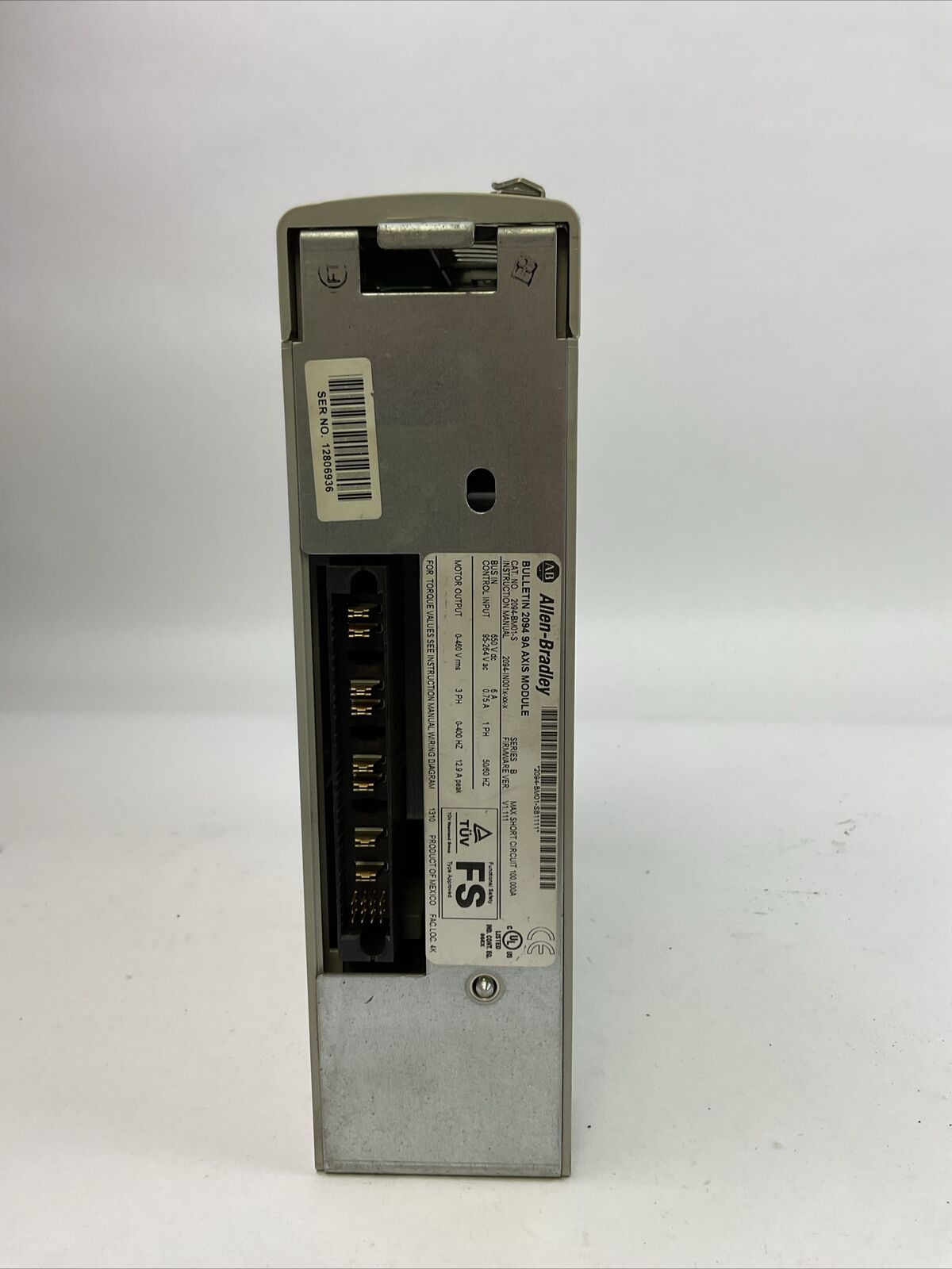 ALLEN BRADLEY 2094-BM01-S 15A AXIS MODULE SER B FIRMWARE V1.111