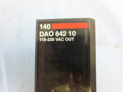 SCHNEIDER MODICON 140 DAO 842 10 - 100-230VAC OUTPUT MODULE - NO TERMINAL STRIP