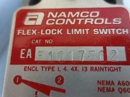 NAMCO EA510-17702 FLEX-LOCK LIMIT SWITCH - NEW SURPLUS