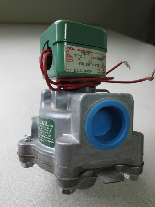 ASCO 8215C53 SOLENOID VALVE 1" 110/120V 25psi FUEL GAS 15.4W - NEW SURPLUS