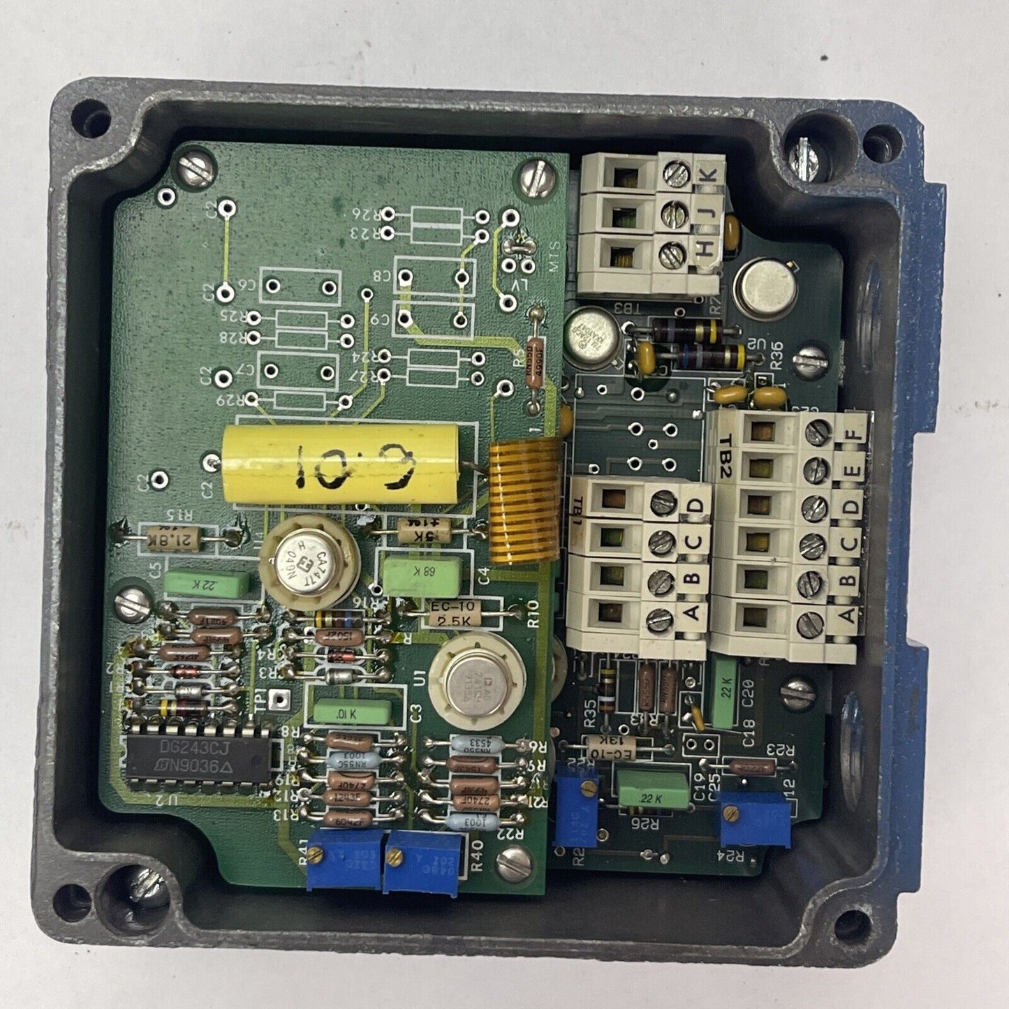 TEMPOSONICS 392002005 RCU0140 LDT POSITION SENSING SYSTEM OUTPUT 0 TO +10V REV