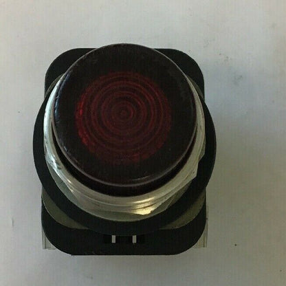 ALLEN BRADLEY 800T-QT24 SER.T RED PUSHBUTTON SWITCH 24VAC/DC #757 LAMP