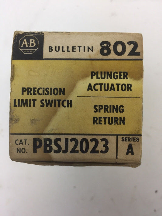 ALLEN BRADLEY PBSJ2023 PRECISION LIMIT SWITCH PLUNGER ACTUATOR SPRING RETURN NEW