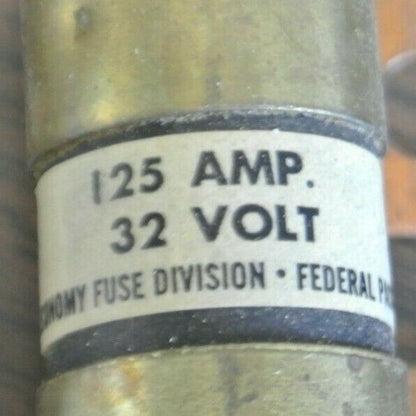 ECONOMY / FPE OBH-125 BOLT-ON FUSE / 125A / 32VDC / NEW SURPLUS