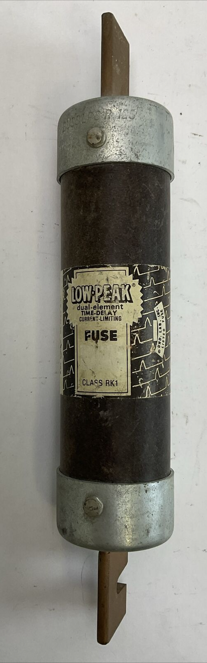 BUSS LPS-R-125 600VAC 125AMP LOW-PEAK DUAL-ELEMENT TIME-DELAY CLASS RK1 FUSE