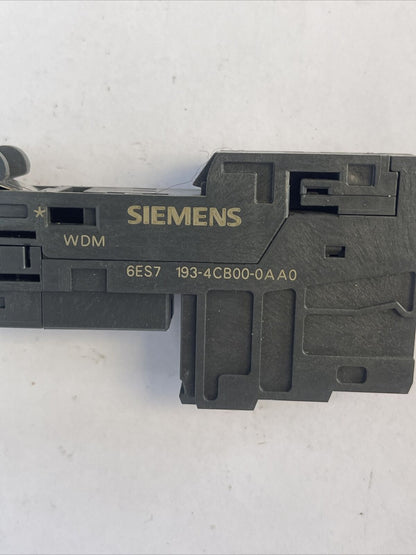 SIEMENS 6ES7 193-4CB00-0AA0 TERMINAL BASE MODULE (LOT OF 12)