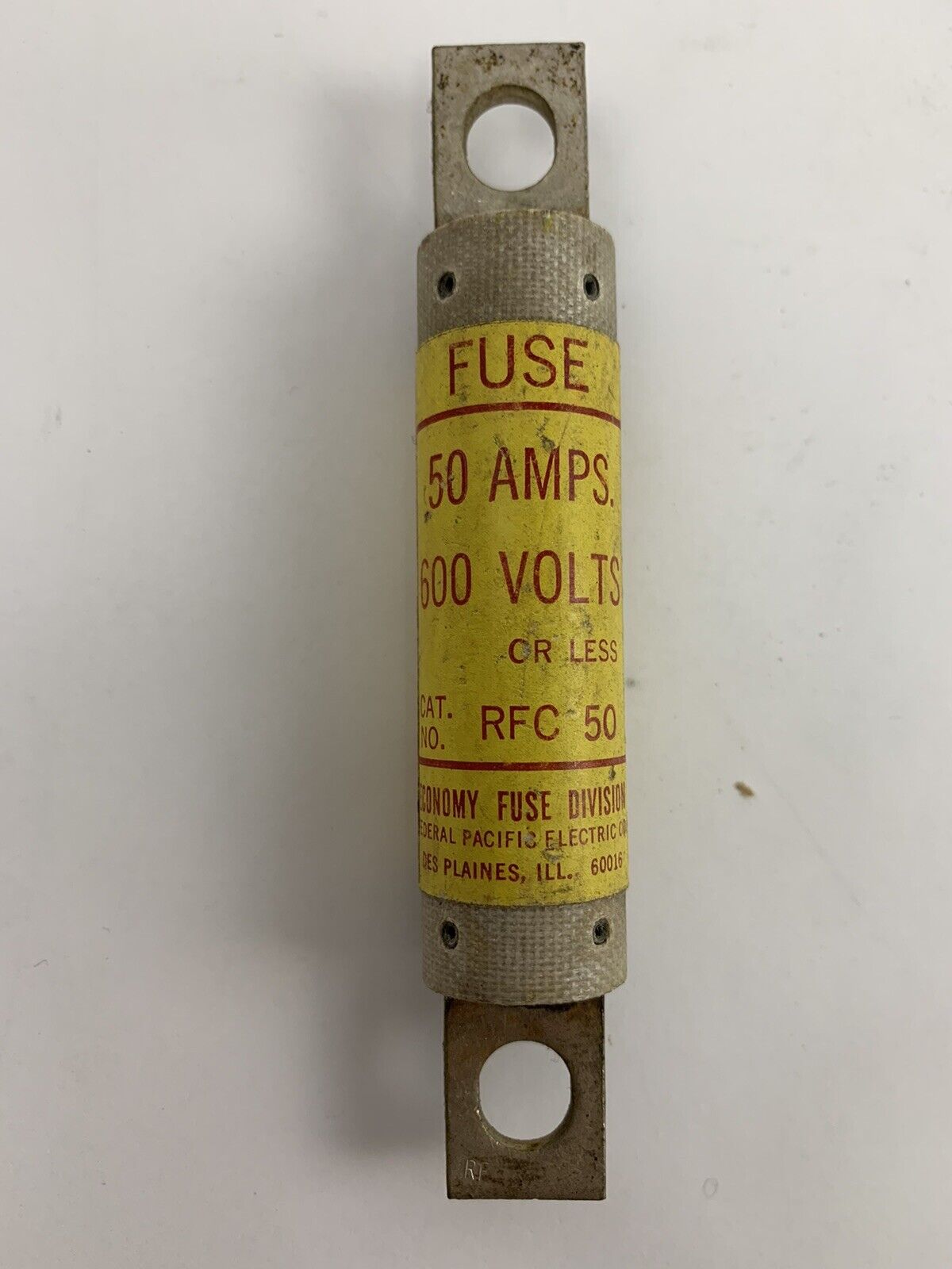 Economy Fuse RFC50 50A 600V Fuse "Lot of 6"