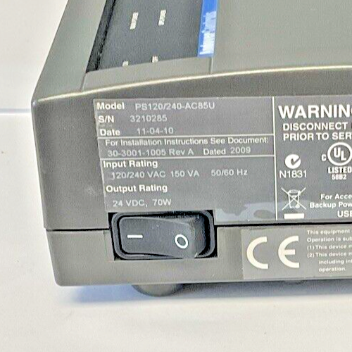 SCHNEIDER ELECTRIC PS120/240-AC85U POWER SUPPLY 120/240VAC 150VA 50/60HZ