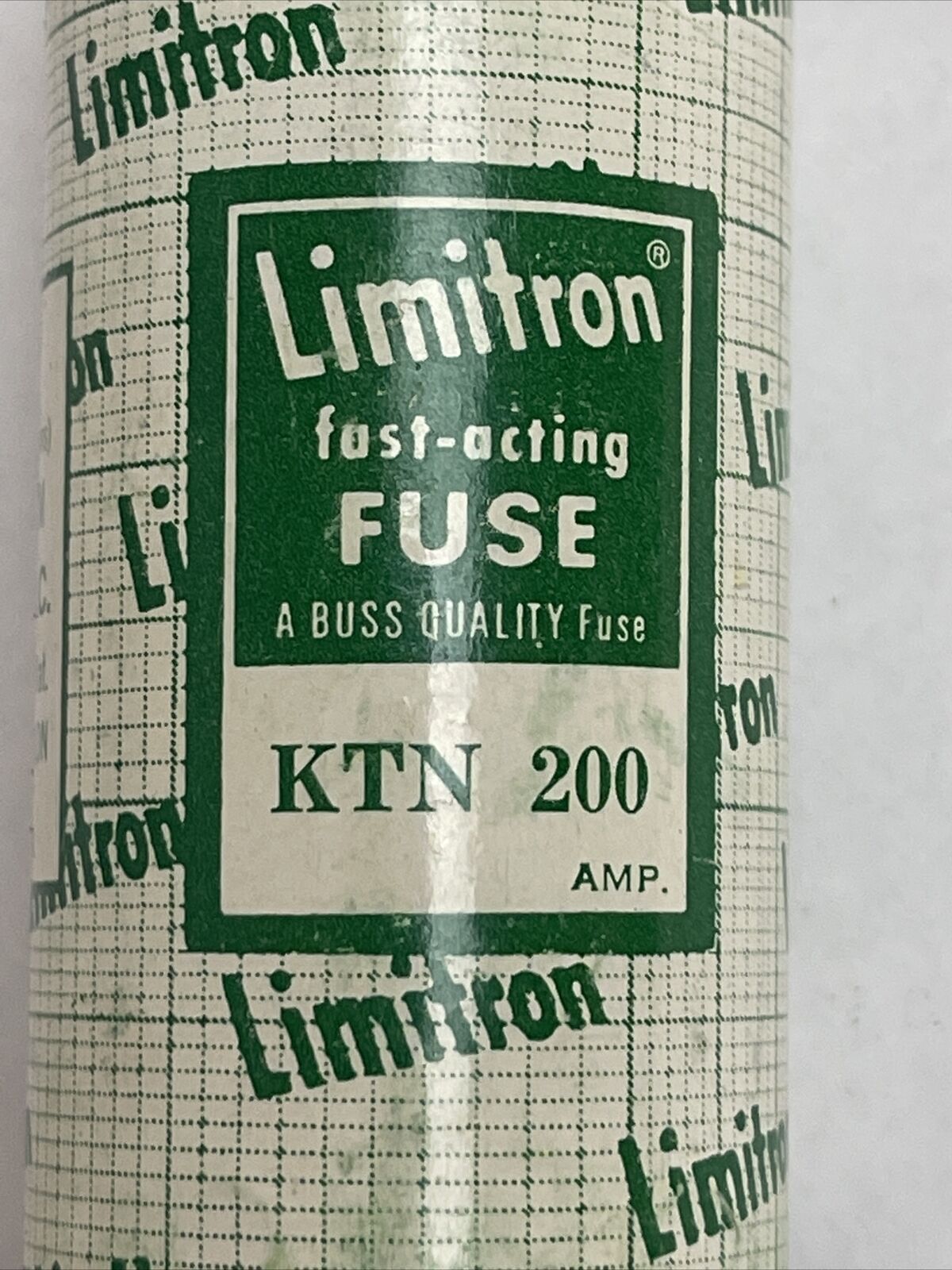 BUSSMAN LIMITRON KTNR200 FUSE 200AMP 250VAC CLASS K1