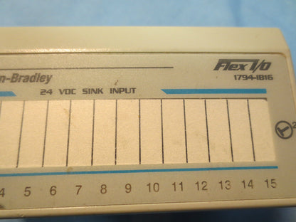 ALLEN-BRADLEY 1794-IB16 Ser. A FLEX I/O 24VDC SINK INPUT ***LOTOF2***