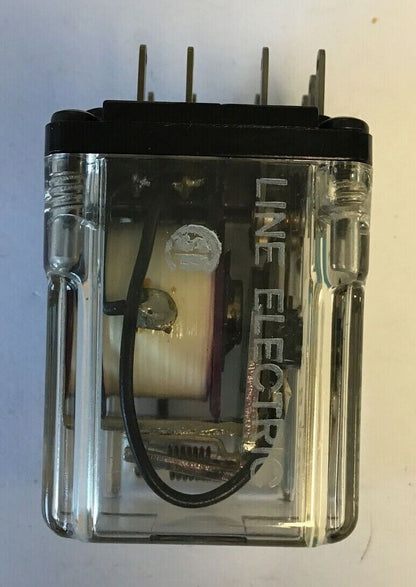 LINE ELECTRIC MKTR-2D PLUG IN RELAY 24VDC 5A DPDT