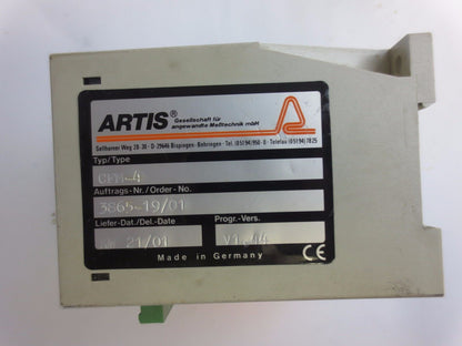 ARTIS CFM-4 FORCE MEASURING TRANSDUCER - 250mA, 24VDC - VERSION V1.44