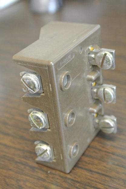 A-B X-182566 CONTACT BLOCK/3-N.O. /30A /3-POLE / REF. STARTER / NEW ***LOTOF2**